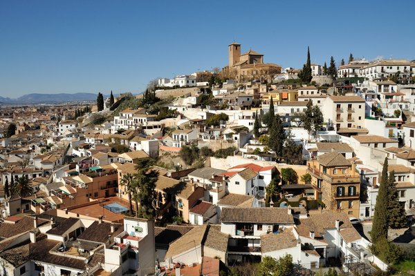 View in Granada from the Palacio Dar al-Horra 