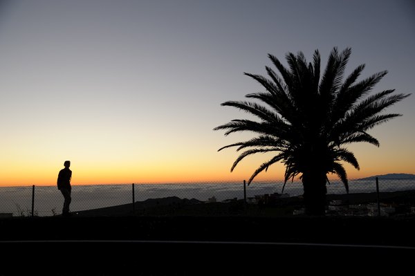Evening view La Gomera