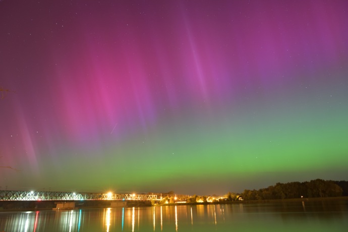 Polar light close to Tulln an der Donau / Polarlicht bei Tulln an der Donau